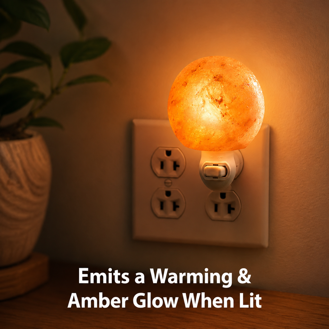 Ball Shape Nightlight Salt Lamp – Best Natural Ambient Lighting