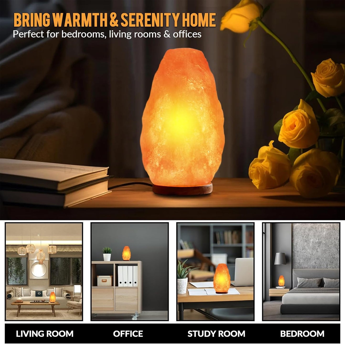 Pure Himalayan Natural Hand Carved Salt Lamp